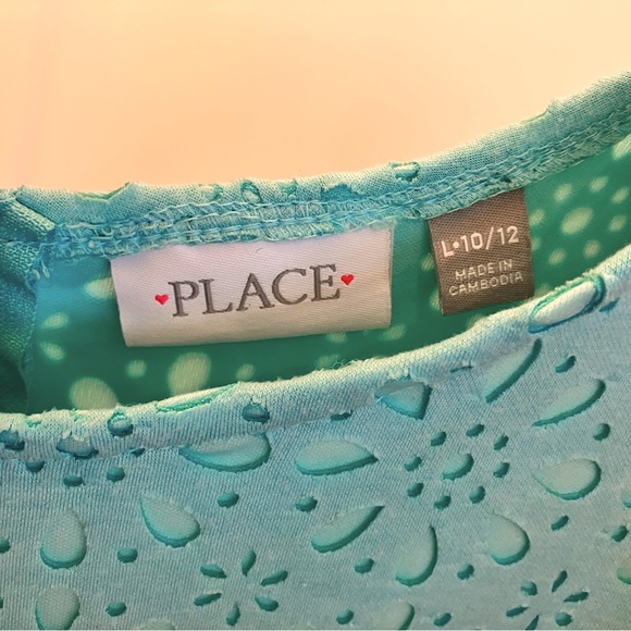 Children’s Place Dress | Aqua | Girls (L) 10-12 - Picture 4 of 10